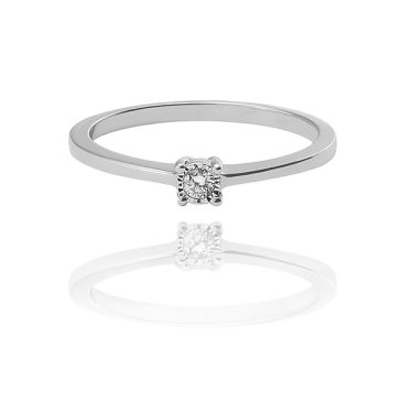 Fehérarany gyémánt köves gyűrű