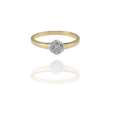 Arany gyémánt köves gyűrű