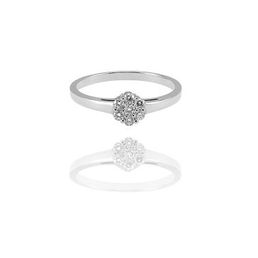 Fehérarany gyémánt köves gyűrű