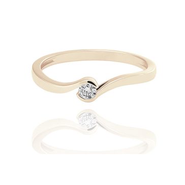 Arany gyémánt köves gyűrű