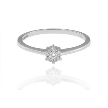 Fehérarany gyémánt köves gyűrű