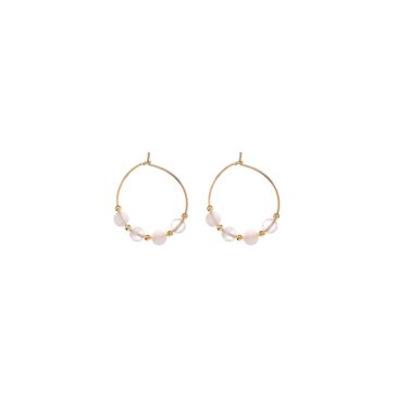 ALISIA AL1583-ORO-QARZ Női ezüst fülbevaló