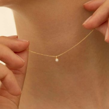 ALISIA AL3294-ORO-PERLA Női ezüst nyaklánc
