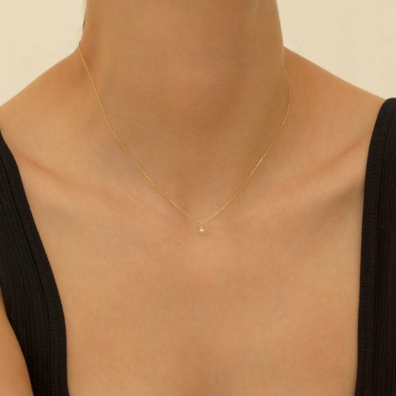 ALISIA AL3294-ORO-PERLA Női ezüst nyaklánc