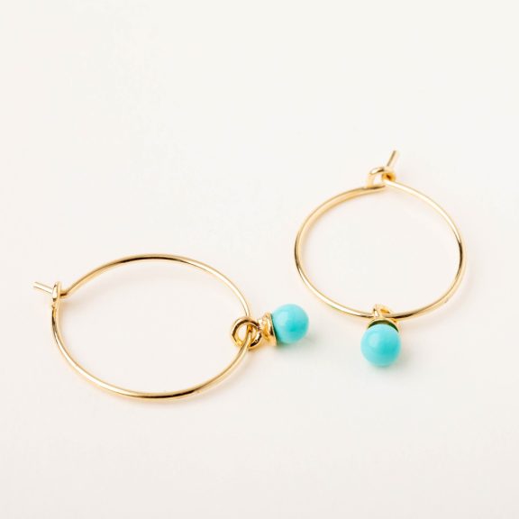 ALISIA AL3295-ORO-TURCH Női ezüst fülbevaló