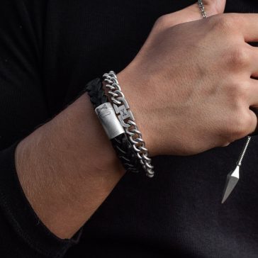 AZE AZ-BL001-A-195 Férfi karkötő