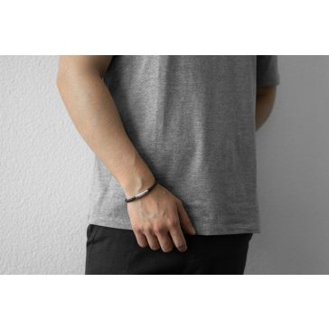 AZE AZ-BL004-B-195 IRON SINGLE STRING Férfi karkötő