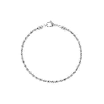 AZE AZ-BM009-A-195 ROPE 3MM - INOX Férfi karkötő
