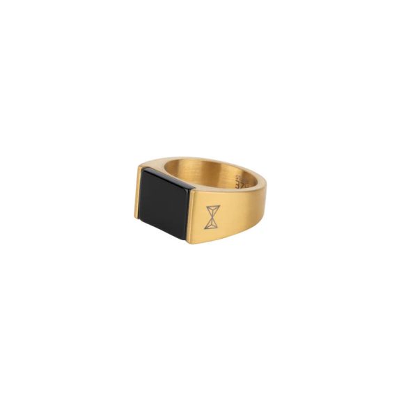 AZE AZ-RG006-C-020 RING SIGNET ROCKS ONYX Férfi pecsétgyűrű