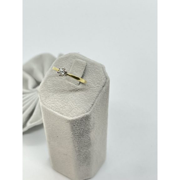 Arany - fehérarany gyémánt gyűrű