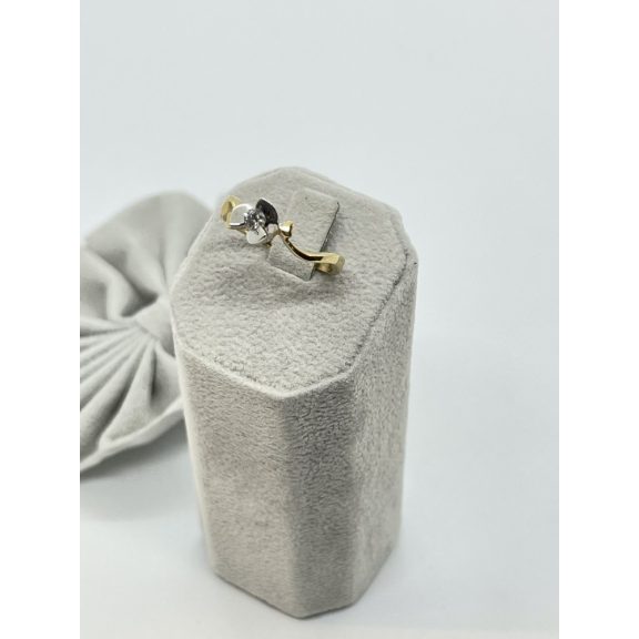 Arany - fehérarany gyémánt gyűrű