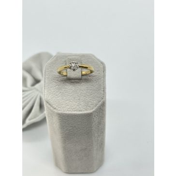 Arany - fehérarany gyémánt gyűrű