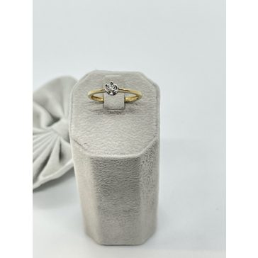 Arany - fehérarany gyémánt gyűrű