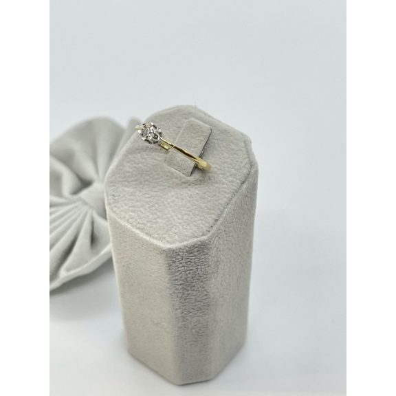 Arany - fehérarany gyémánt gyűrű