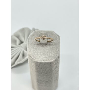 Rose gold gyémánt gyűrű