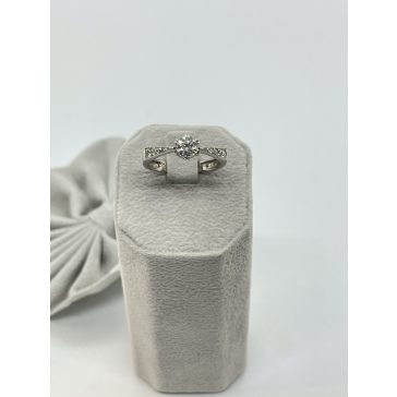 Fehérarany gyémánt gyűrű