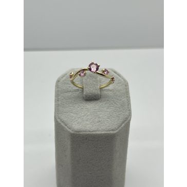 Arany zafír köves gyűrű