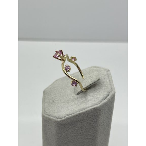 Arany zafír köves gyűrű