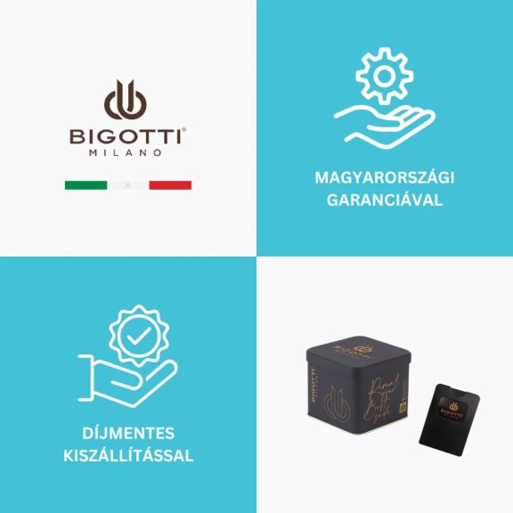 BIGOTTI MILANO BG110661-1 RAFFINATA SILVER NŐI KARÓRA