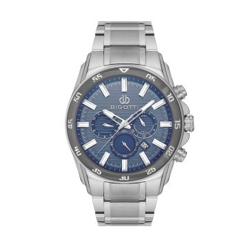   BIGOTTI MILANO BG110675-8 RAFFINATO STEEL BLUE FÉRFI KARÓRA