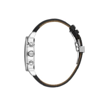   BIGOTTI MILANO BG110733-4 QUOTIDIANO LEATHER STEEL BLUE FÉRFI KARÓRA