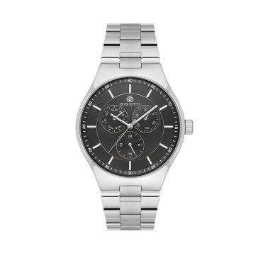   BIGOTTI MILANO BG110738-1 QUOTIDIANO SWEEP SECOND BLACK FÉRFI KARÓRA