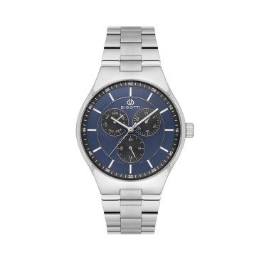   BIGOTTI MILANO BG110738-2 QUOTIDIANO SWEEP SECOND BLUE FÉRFI KARÓRA