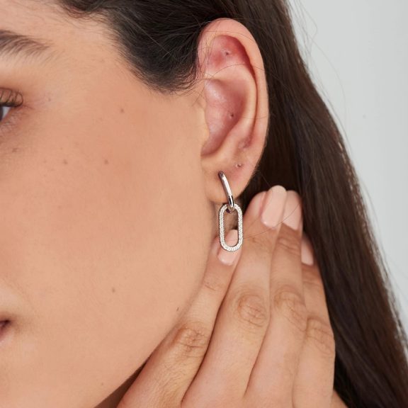 Ania Haie E036-04H Női ezüst fülbevaló