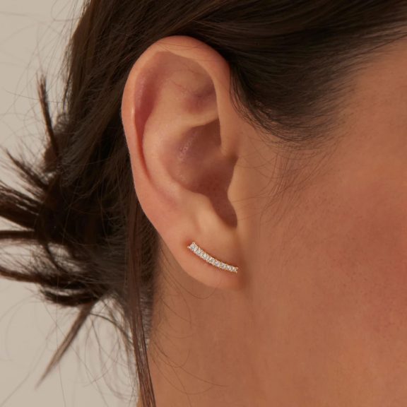 Anie Haie E037-03G Női ezüst fülbevaló