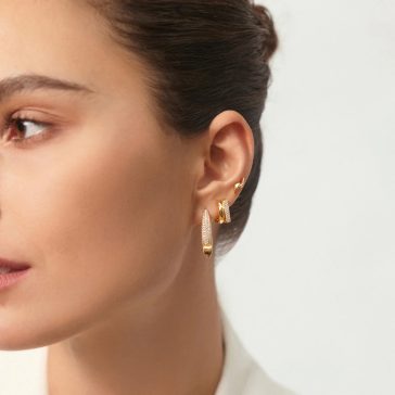 Ania Haie E051-05G Női ezüst fülbevaló