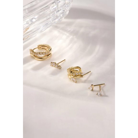 Ania Haie E056-02G Női ezüst fülbevaló