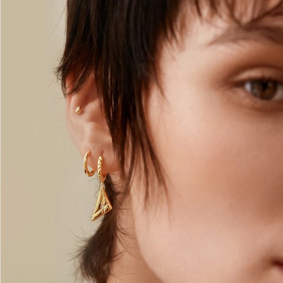 Ania Haie E059-01G Női ezüst fülbevaló