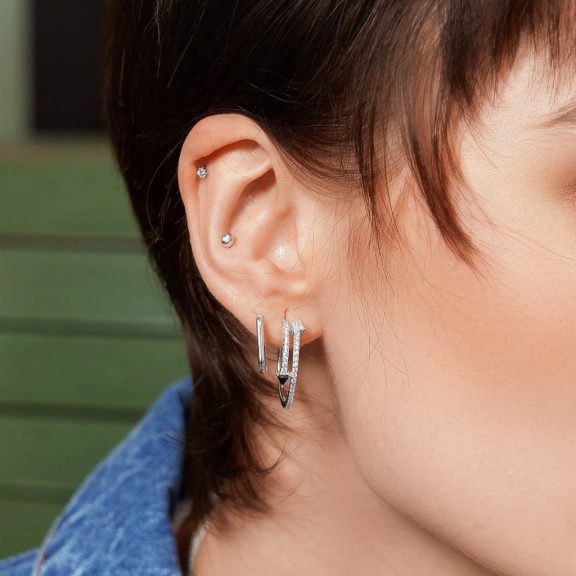 Ania Haie E059-08H Női ezüst fülbevaló