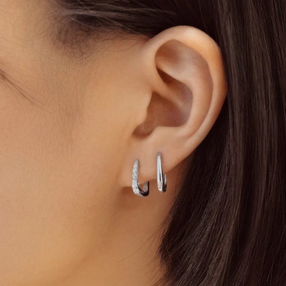 Ania Haie E059-10H Női ezüst fülbevaló