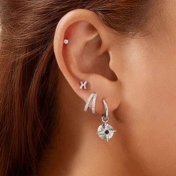 Ania Haie E059-16H Női ezüst fülbevaló