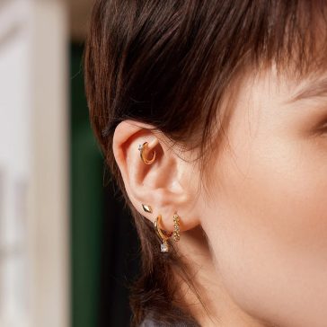 Ania Haie E061-07G Női ezüst fülbevaló