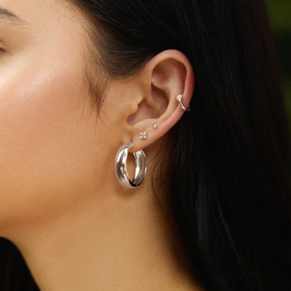 Ania Haie E064-01H Női ezüst fülbevaló