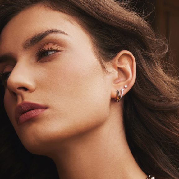 Ania Haie E066-04H Női ezüst fülbevaló