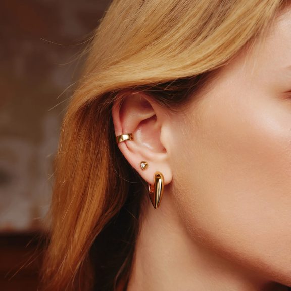 Ania Haie E067-03G Női ezüst fülbevaló