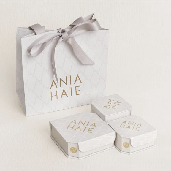 Ania Haie E072-02G Női aranyozott ezüst fülbevaló