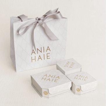 Ania Haie E073-01G Női aranyozott ezüst fülbevaló