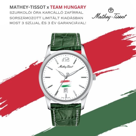 Mathey-Tissot X TEAM HUNGARY LIMITED EDITION FÉRFI KARÓRA 