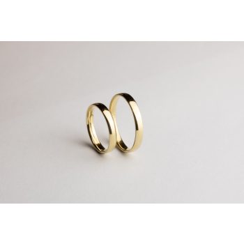 Light Classic 3 mm sárgaarany karikagyűrű pár