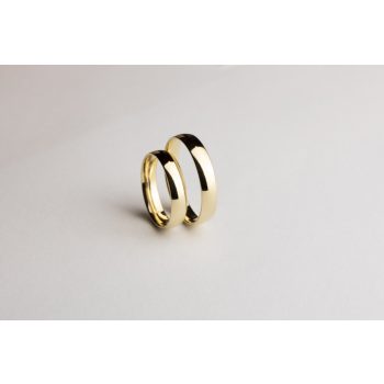 Light Classic 5 mm sárgaarany karikagyűrű pár