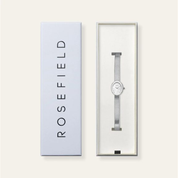 Rosefield MWSMS-M05 Mini Oval Silver Női karóra