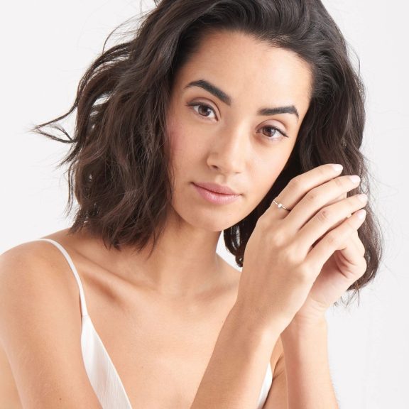 Ania Haie R014-02H Női nyitott ezüst gyűrű