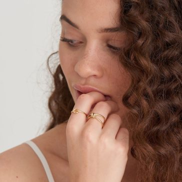 Ania Haie R029-01G Női nyitott ezüst gyűrű