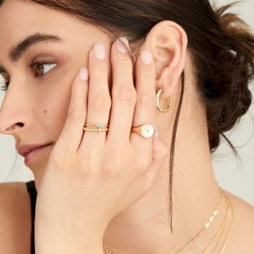 Ania Haie R033-01G Női nyitott ezüst gyűrű