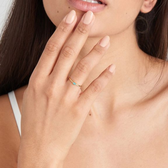 Ania Haie R033-01G Női nyitott ezüst gyűrű