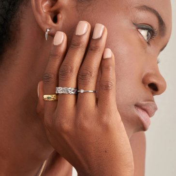 Ania Haie R037-01H Női nyitott ezüst gyűrű